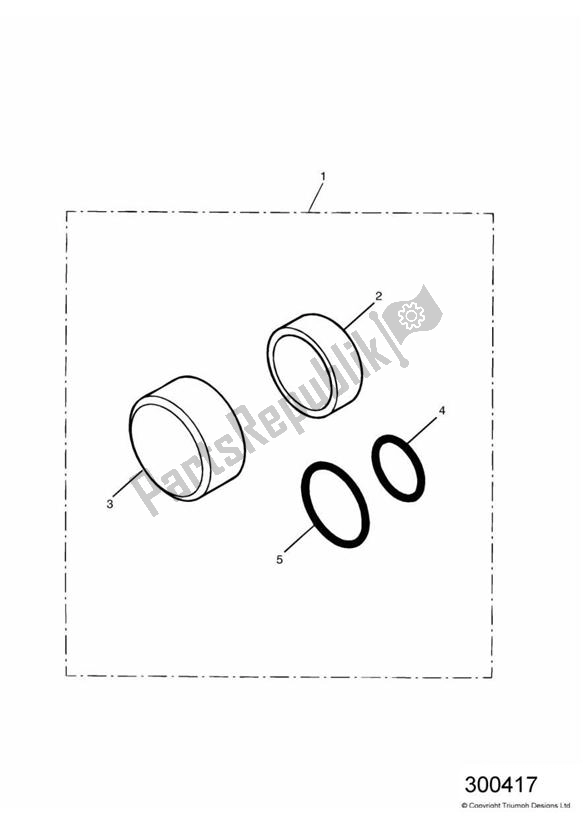 All parts for the Axle Nut Covers Front of the Triumph America Carburettor 790 2002 - 2007